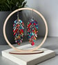 Multi- Colour Feather Leaf Earrings  - Image 5