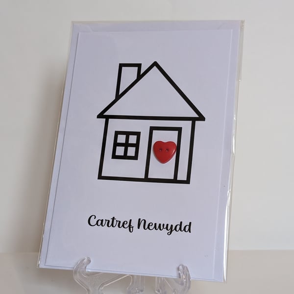 Cartref Newydd (New Home) greetings card Welsh