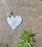 Handmade Sterling Silver 925 Heart Pendant Necklace - Unique Jewellery - Image 7