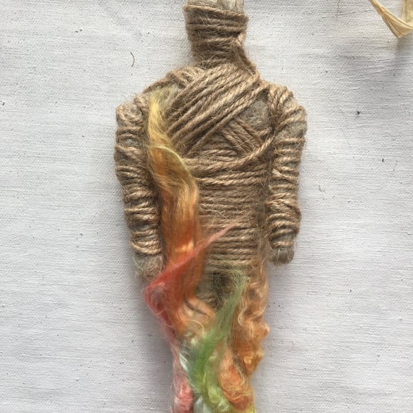 Burning Wickerman Flax Decoration