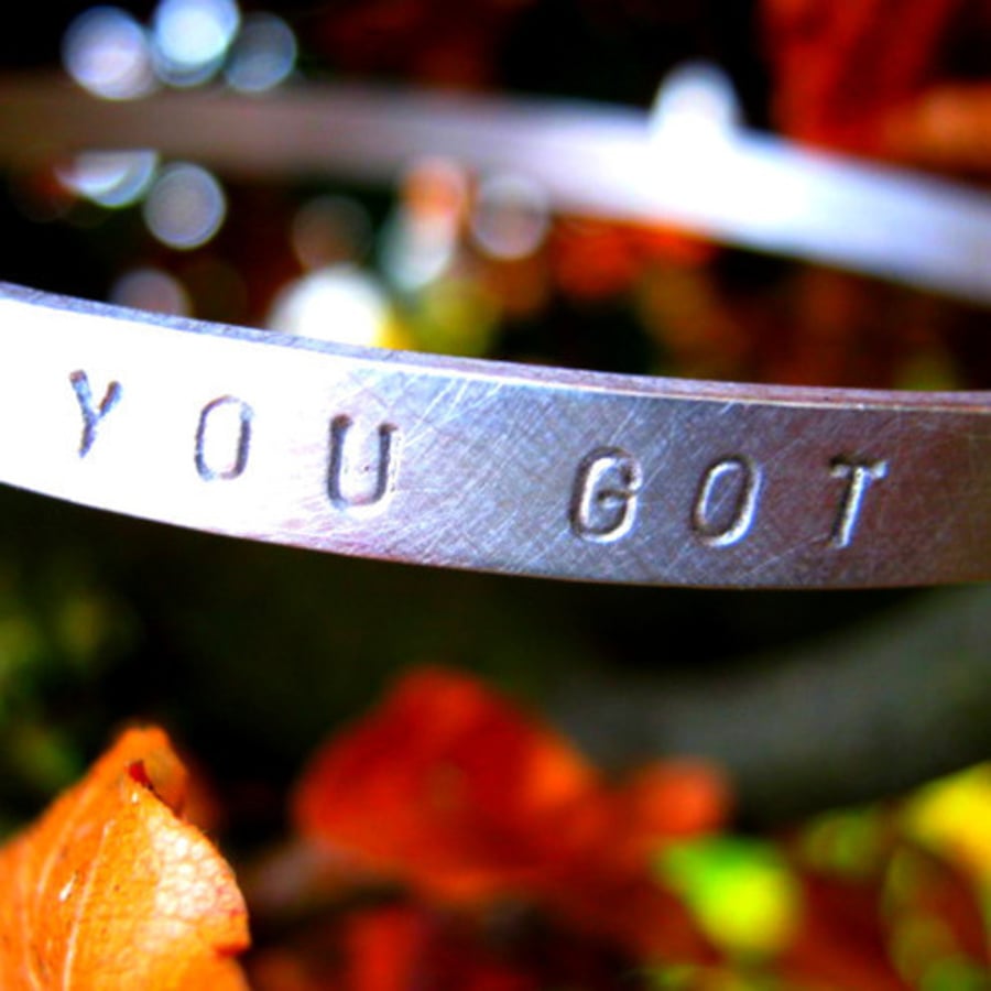 Frosty Silver Bangle