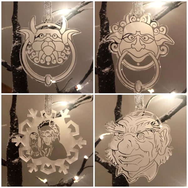 Labyrinth themed Christmas Tree Decorations