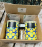 Yellow Blue Botanical Handmade Eco-friendly Indoor Kitchen Herb Gift Set - Image 4