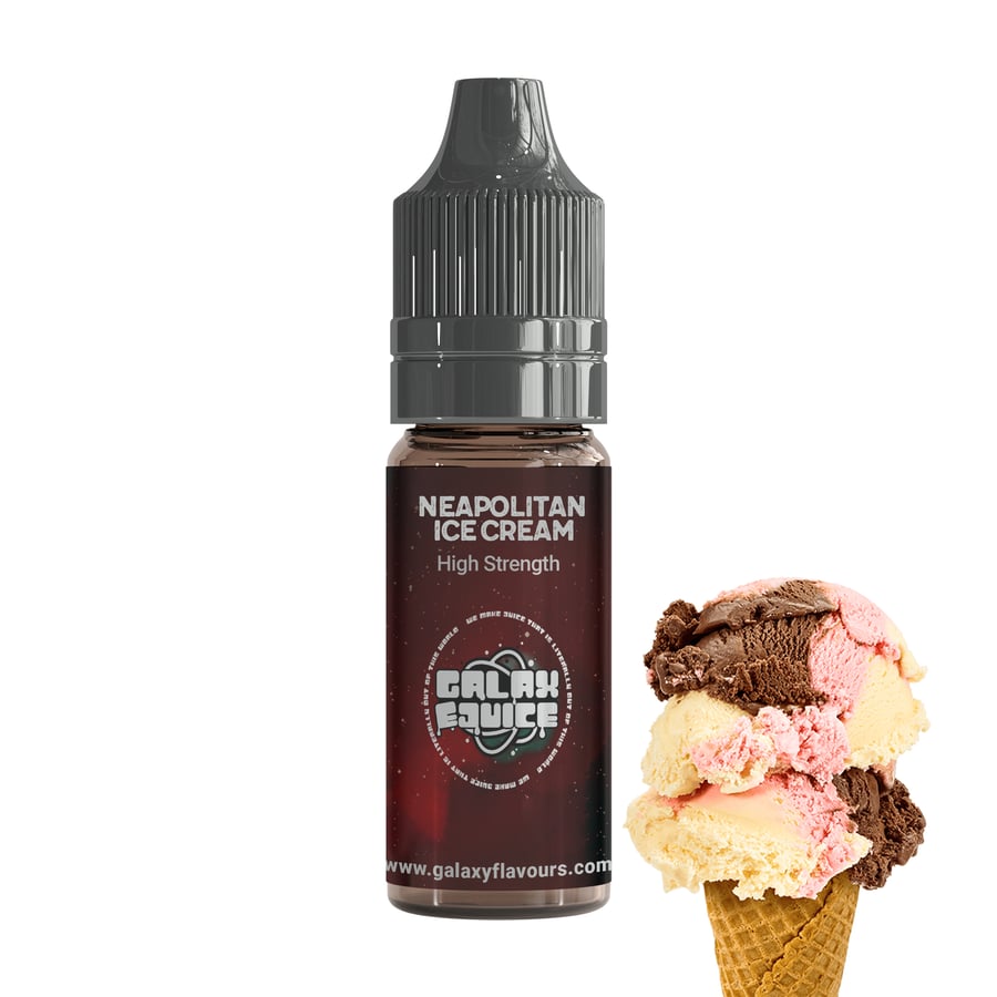 Neapolitan Ice Cream High Strength Professional Flavouring. Over 250 Flavours.