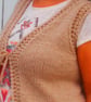 KNITTING PATTERN PDF Natural Vest - Image 3