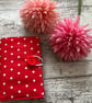 Fabric tea bag holder case pouch tea sachets floral leopard polka dot fox travel - Image 2