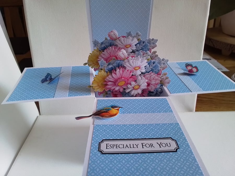 Birthday card. Pop up card. Ref 501