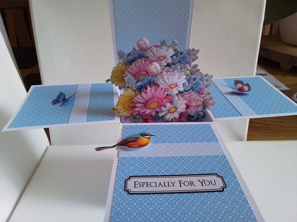 Birthday card. Pop up card. Ref 501