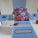 Birthday card. Pop up card. Ref 501