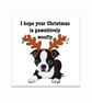 Boston terrier Christmas card - Image 2