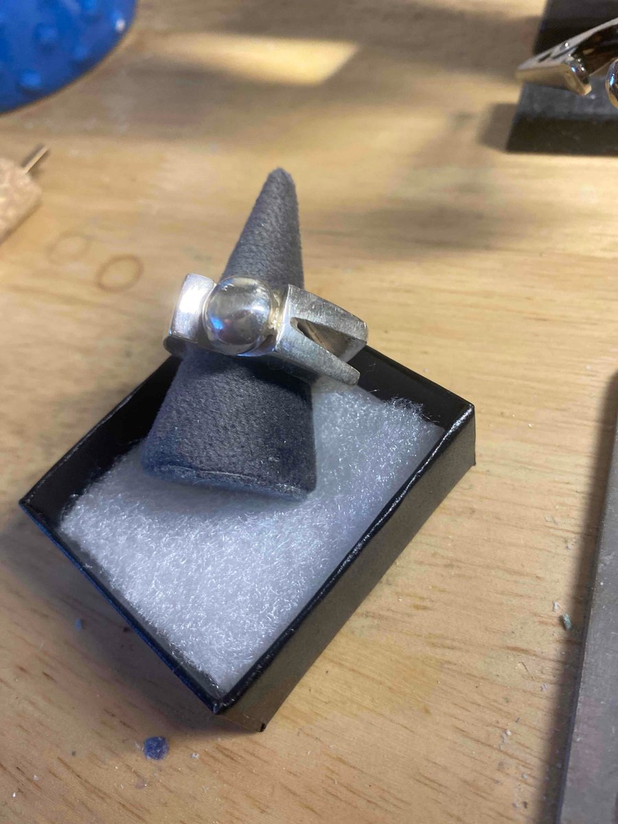 Heavy silver men’s ring