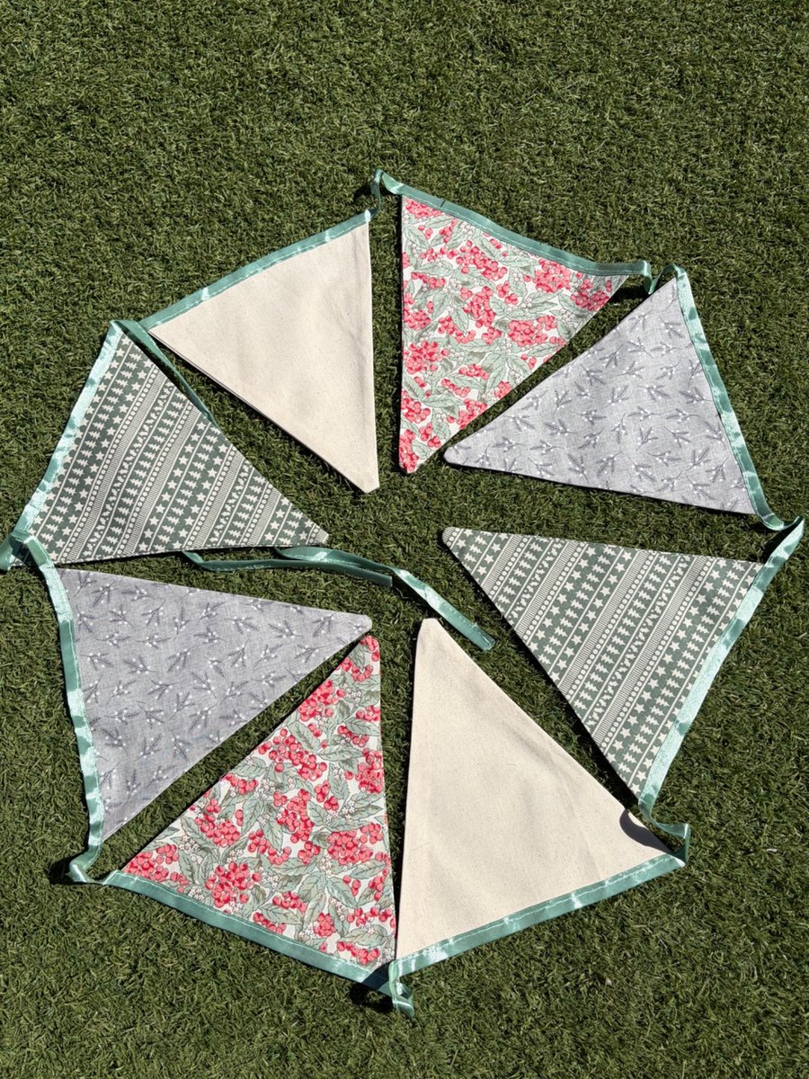 Handmade Christmas Bunting 