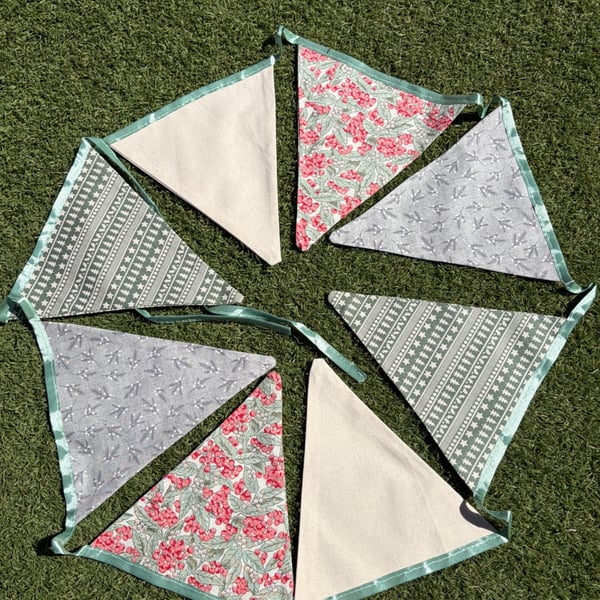 Handmade Christmas Bunting 