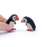 Handmade Paper Puffins, Art for Booklovers, Handmade Nature Inspired Joy Gift - Image 5