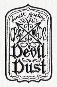 Devil Dust Crossroads Embroidered Patch for jackets, sweatshirts and jeans