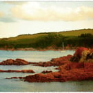 Picture Mevagissey Coast, Print of Mevagissey, Cornwall