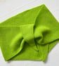 Lambswool neckerchief - lime