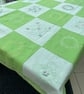 Summer Garden Tablecloth. Fits a 44” Square Table with 2” Drop, or a Smaller One - Image 1