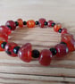 Handmade bracelet made using pre-loved beads. - Image 3
