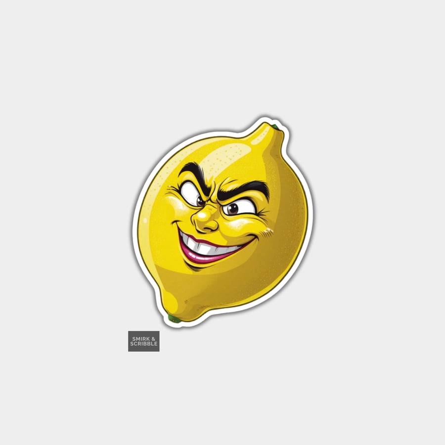 Funny Vinyl Sticker For Adults - Cheeky Lemon