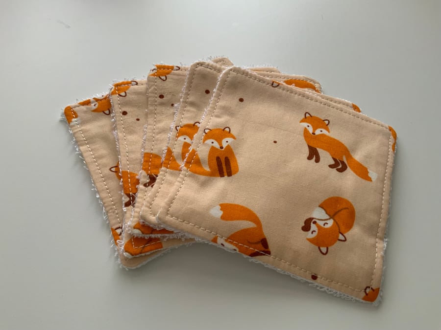 Reusable Bamboo Towelling Cotton Face Wipes, Eco friendly, Washable, Make up pad