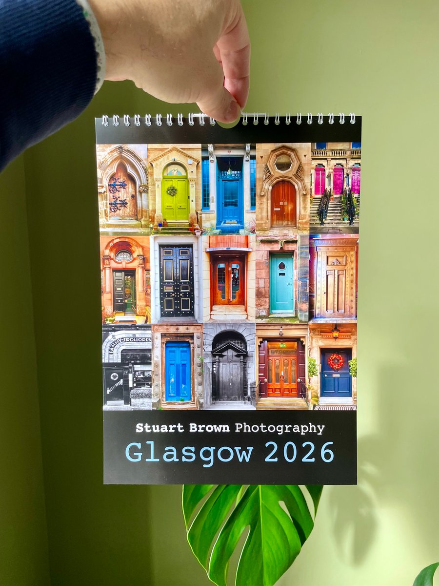 Glasgow 2026 calendar FREE DELIVERY