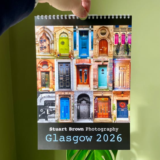 Glasgow 2026 calendar FREE DELIVERY