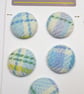 Handwoven Wool Fabric Buttons - Image 3