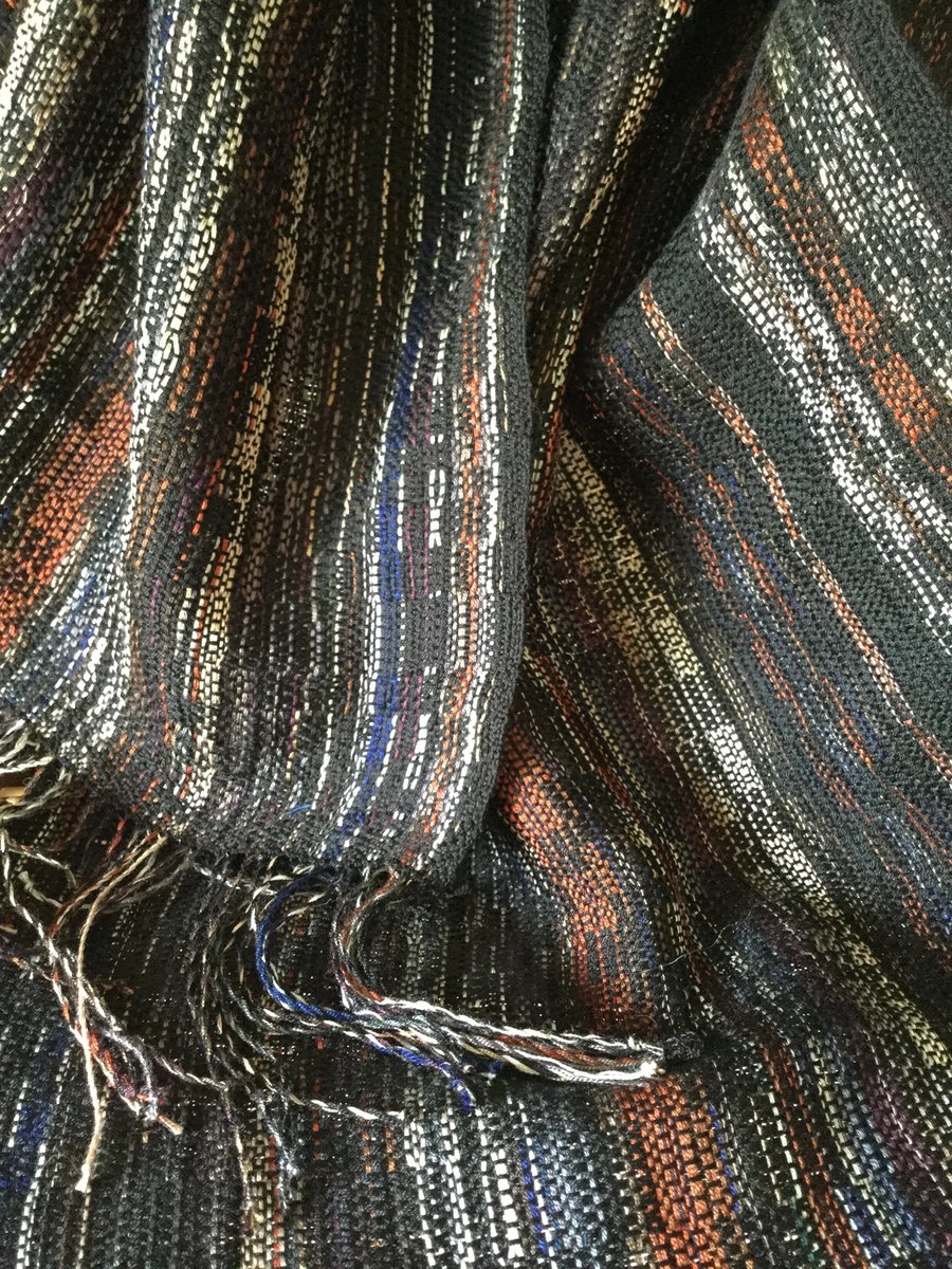 Iron Man Hand Woven Silk Movie Barcode Scarf