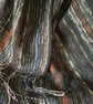 Iron Man Hand Woven Silk Movie Barcode Scarf - Image 1