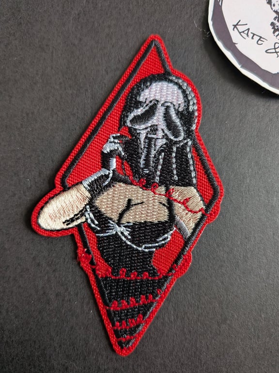 Embroidered Iron-On Patch - 9.3x5.6cm