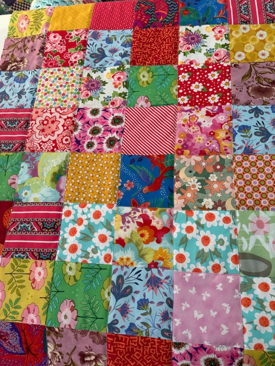 Patchwork Quilt, Bedspread, Quilt, Throw 
