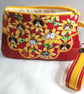 RED BAG IN ROBERT KAUFMAN CATBERRY FABRIC  - Image 1