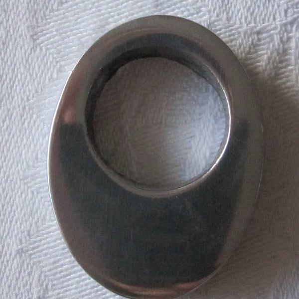 Chunky Oval Aluminium Pendant