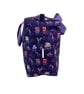 Large wash bag in Liberty cotton, floral toiletries bag with handles and pocket. - Image 8