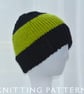 Hat Knitting Pattern The Winter Beanie Printed Copy