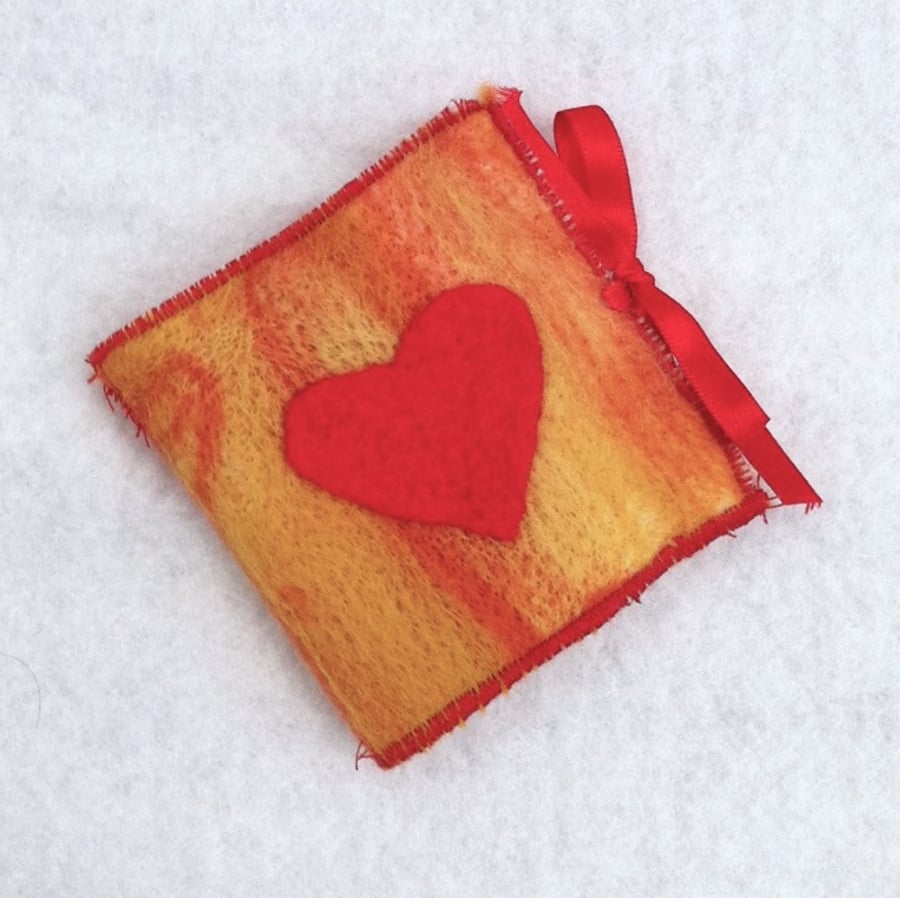 Hand felted Needle Case