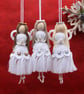 Macrame Angel, hanging angel, Christmas tree decoration