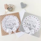 Luxury Mum mother's day card, special mother's day card for mum