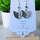 Faux Leather Earrings - Lucy