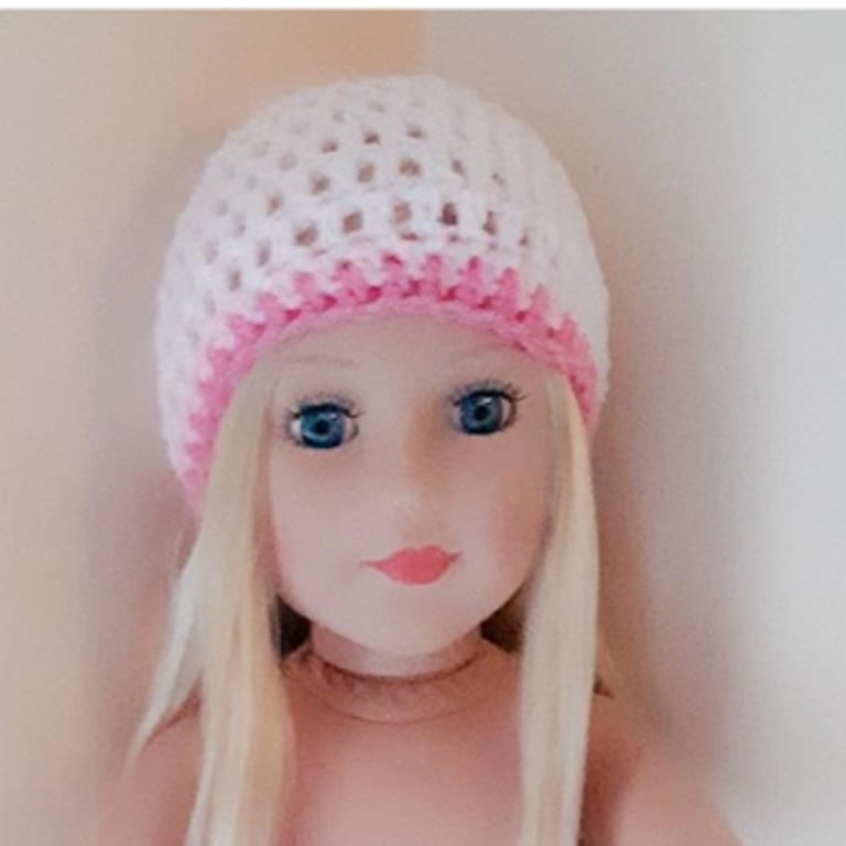 CROCHET PATTERN PDF Soft Peach Hat for Doll