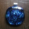 Handmade dichroic glass cabochon pendant or ring - Pacific Depths