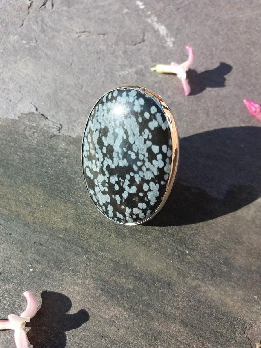 Snowflake statement ring