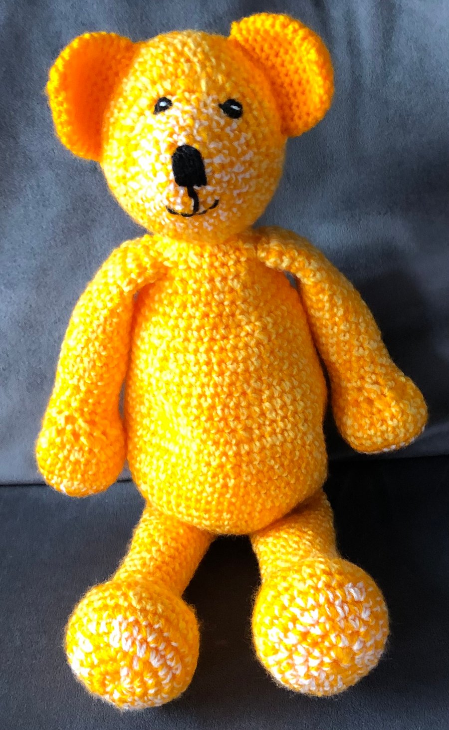 Crocheted Marmalade Teddy Bear