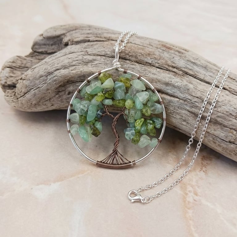 Wire Tree Of Life Necklace 