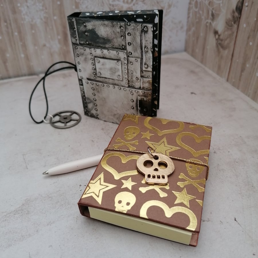 Sticky note Notebook -Skull or Industrial