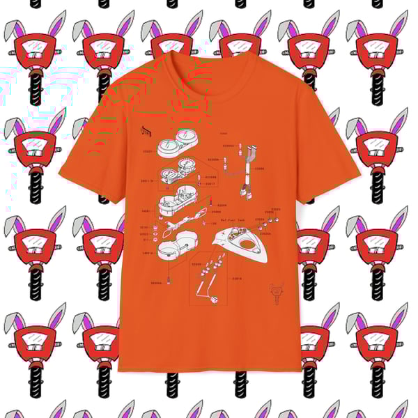 Kawasaki VN 15 Instrument Panel F2530 Unisex Softstyle T-Shirt by Bikabunny