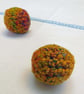 Wool Cat Balls in yellow - Image 4