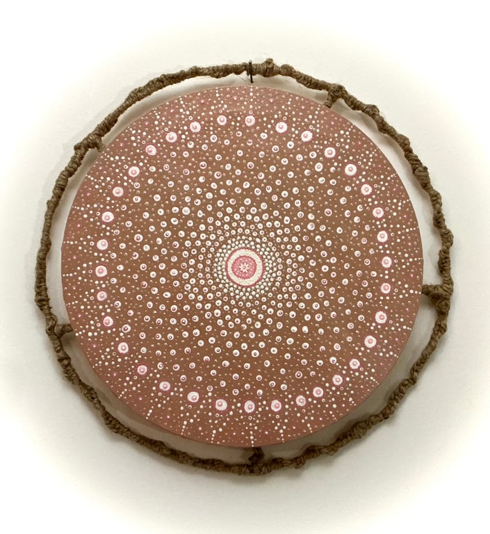 Tranquil Bliss - Fibonacci Design Acrylic Painting