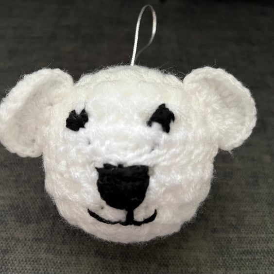 Christmas crochet bauble Bear